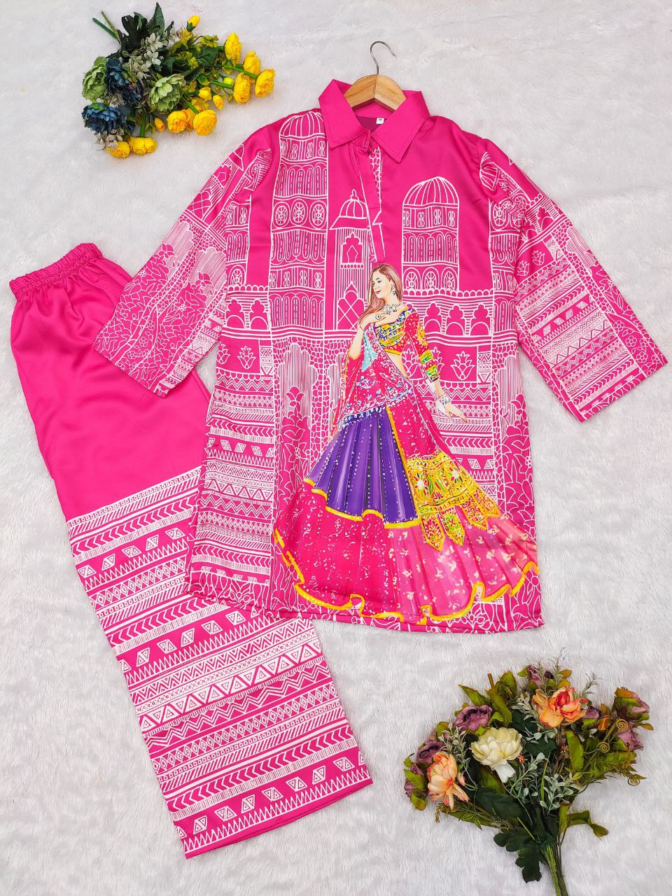 ✨ New Arrival Banzaran Co-Ord Set – Pure Malai Satin Silk | Trendy • Comfy • Elegant ✨