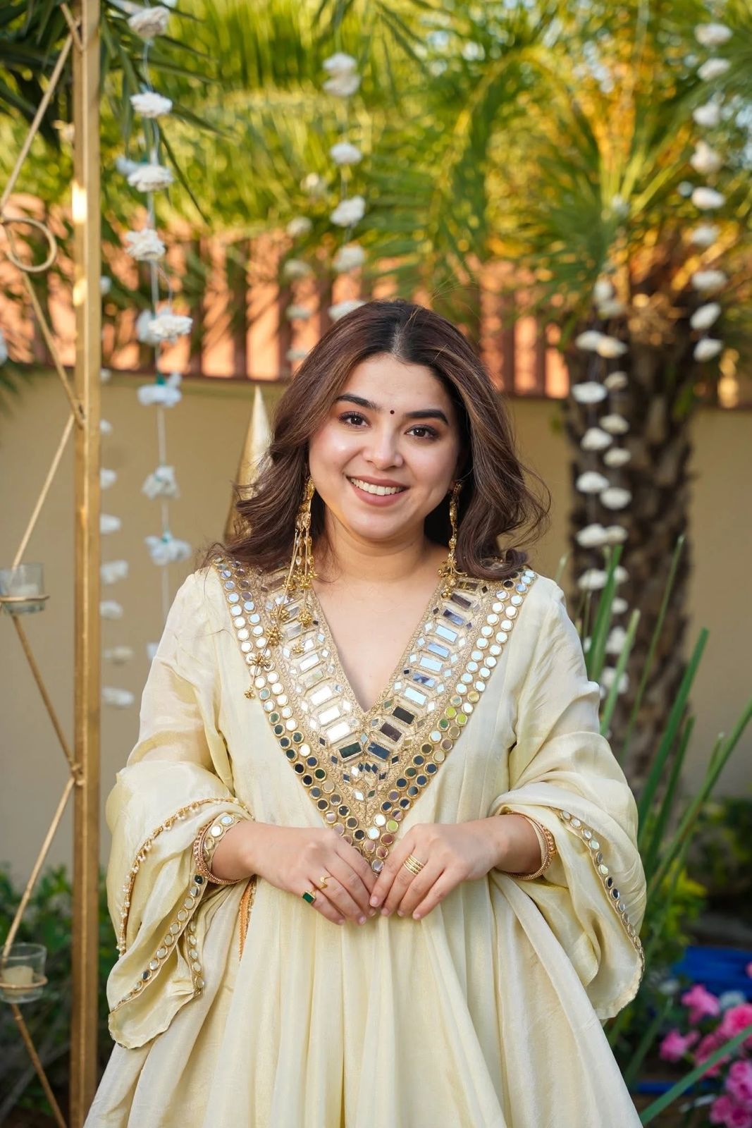 ✨ BD Launching Banzaran Designer Chinon Silk Suit Set – Real Mirror Work ✨