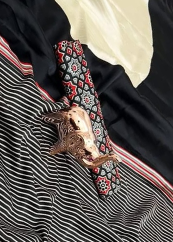 Japan Satin Designer Printed Saree With Designer Pallu