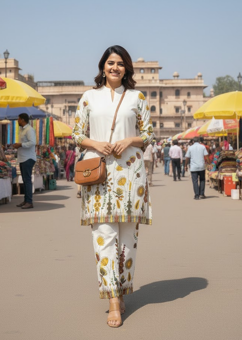 Cotton Khadi Summer Co-ord Set for Women – Stylish & Comfortable Daily Wear