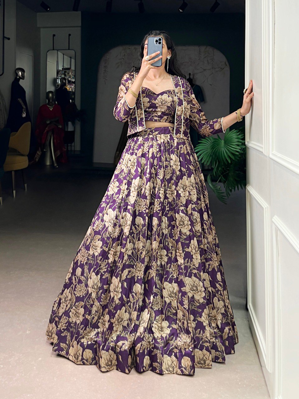 Co-ord Set Lehenga – Tasar Silk Premium Collection