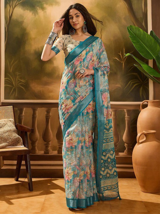 Royal Maroon Peacock Tale Saree