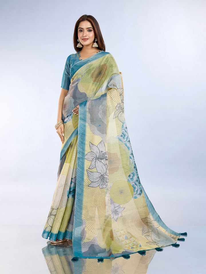 Floral & Abstract Erode Anmol Silk Saree