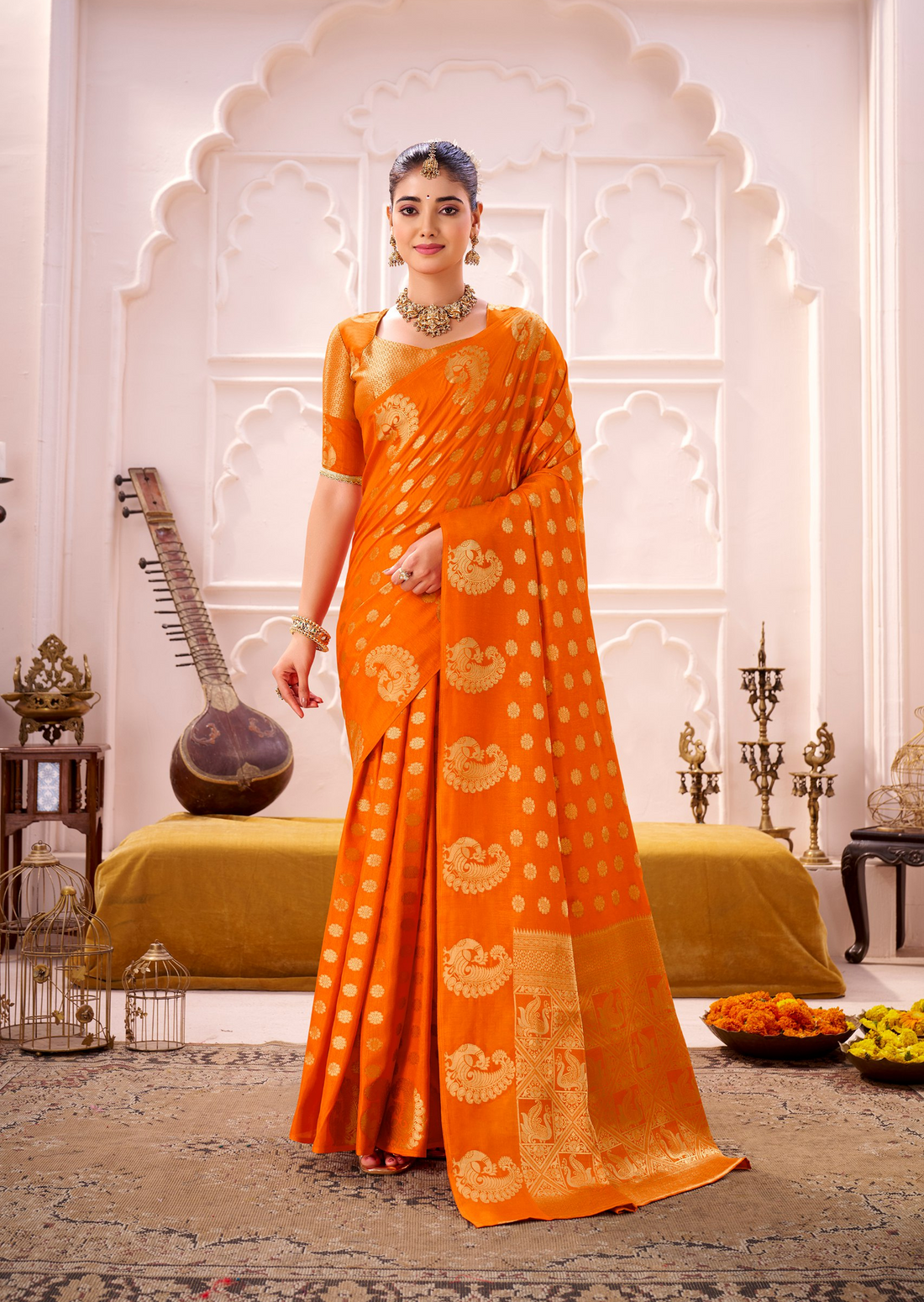 ✨Banzaran Special Premium Roop Silk Zari Woven Saree – Classic Elegance for Every Occasion