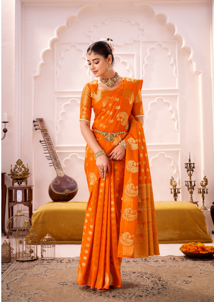 ✨Banzaran Special Premium Roop Silk Zari Woven Saree – Classic Elegance for Every Occasion